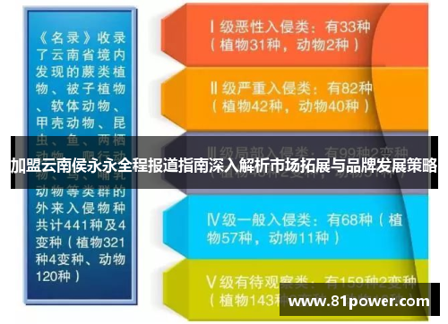 加盟云南侯永永全程报道指南深入解析市场拓展与品牌发展策略