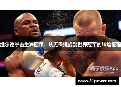 维尔德拳击生涯回顾:从无畏挑战到世界冠军的辉煌征程 维尔德拳击生涯回顾:从无畏挑战到世界冠军的辉煌征程
